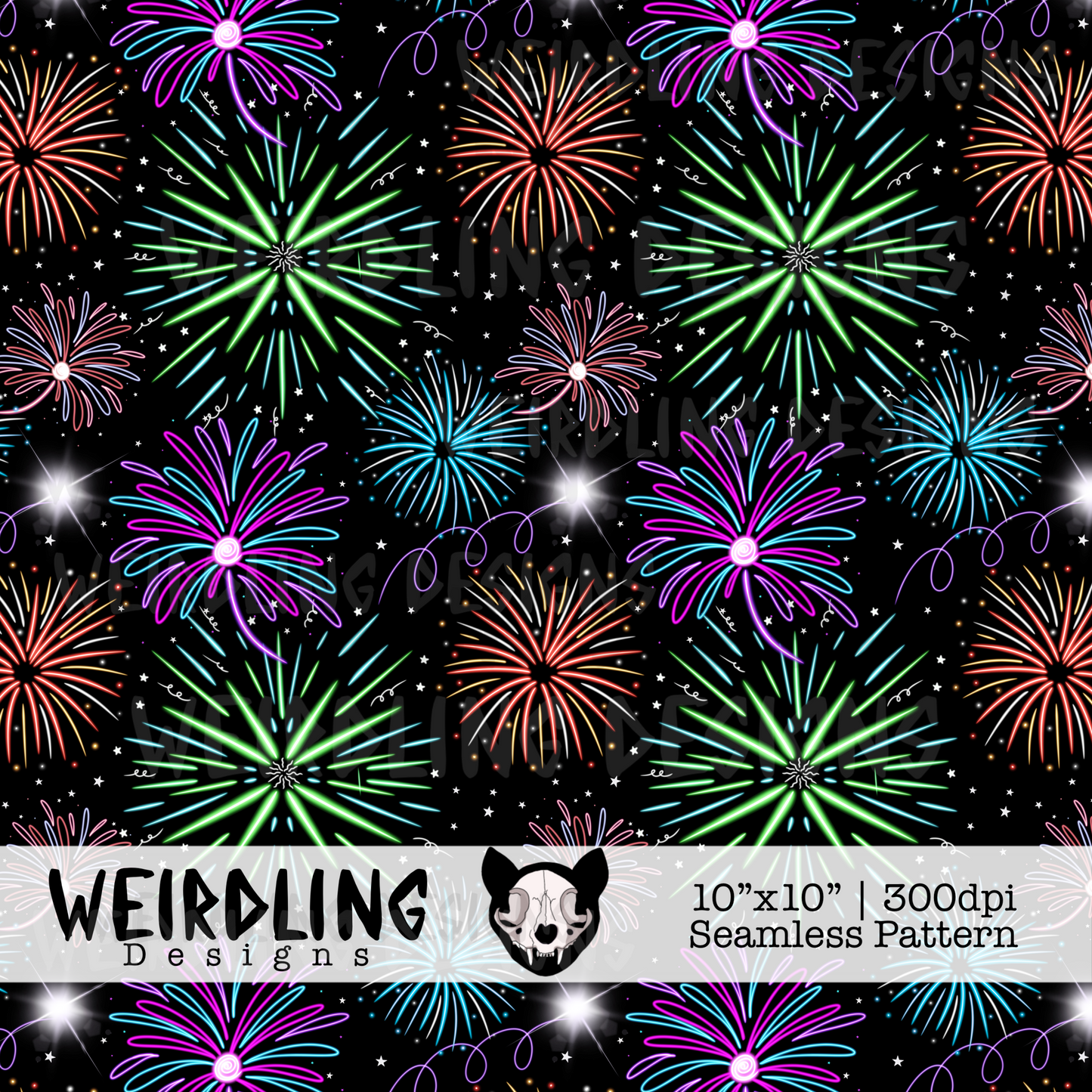 Fireworks - Limited Exclusive Design - Multiple Colourways