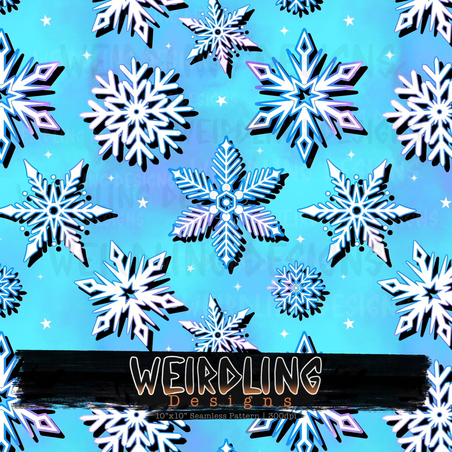 Snowfall - Limited Seamless Design- 2 Colourways