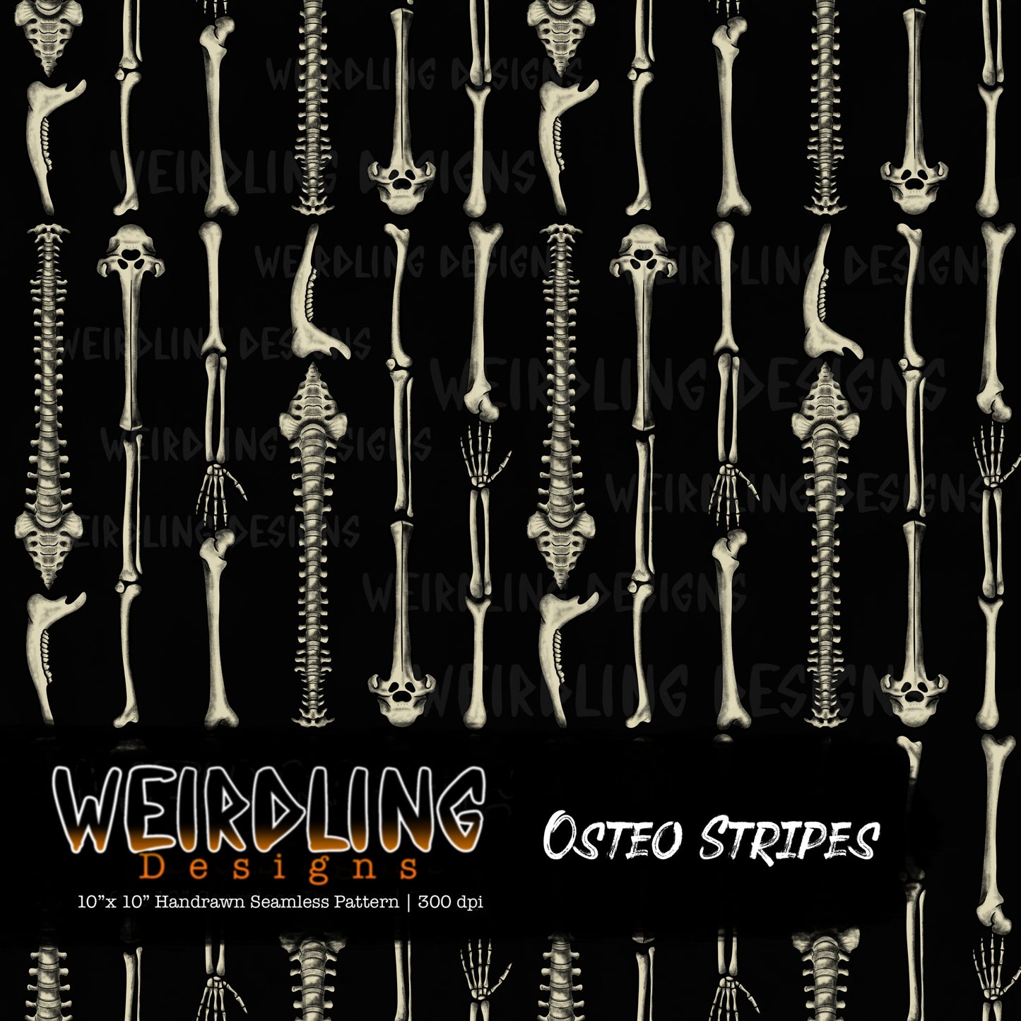 Osteo Stripes - Limited Seamless Design- 6 Colourways