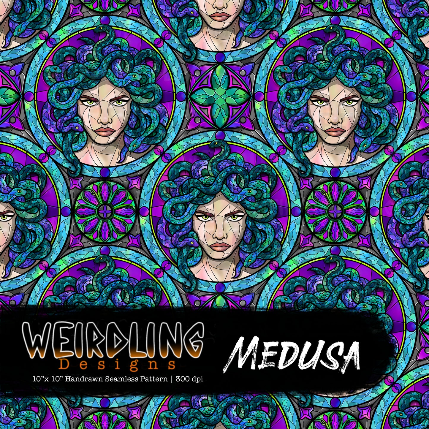 Medusa - Limited Seamless Design - 5 Colourways
