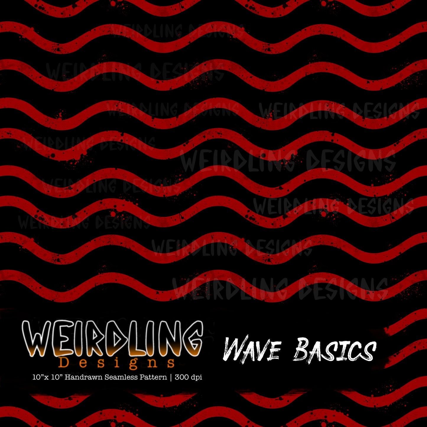 Waves Basics - Limited Seamless Design - 6 Colourways