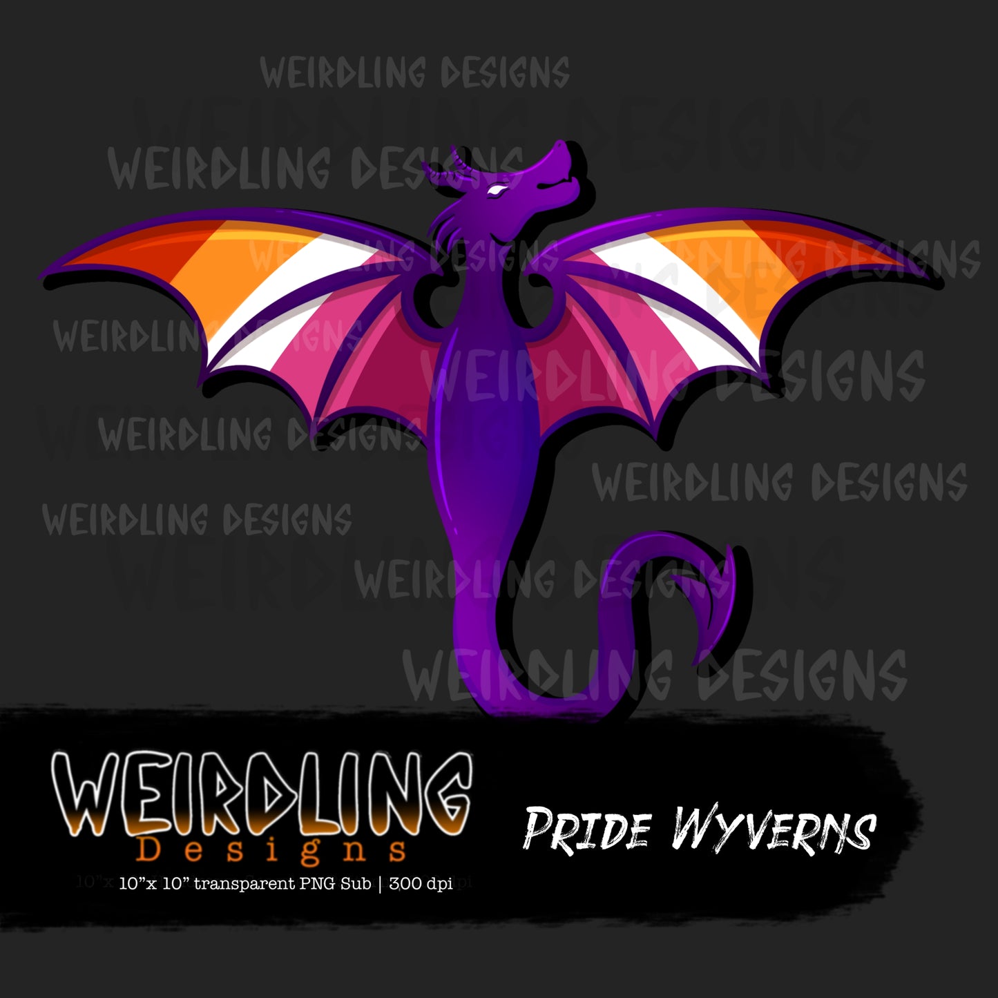 Pride Wyverns - Non-Exclusive PNG Subs