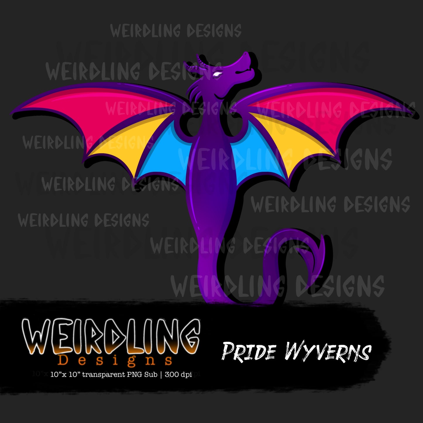 Pride Wyverns - Non-Exclusive PNG Subs