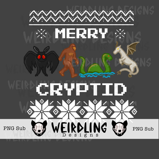 Merry Cryptid - Non-Exclusive PNG Sub