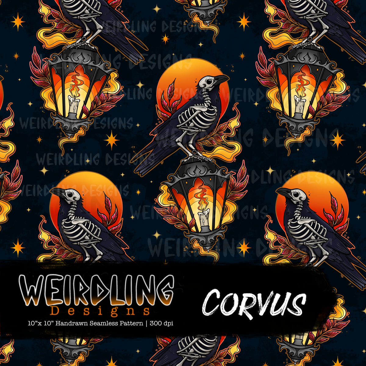 Corvus - Limited Seamless Design - 4 Colourways