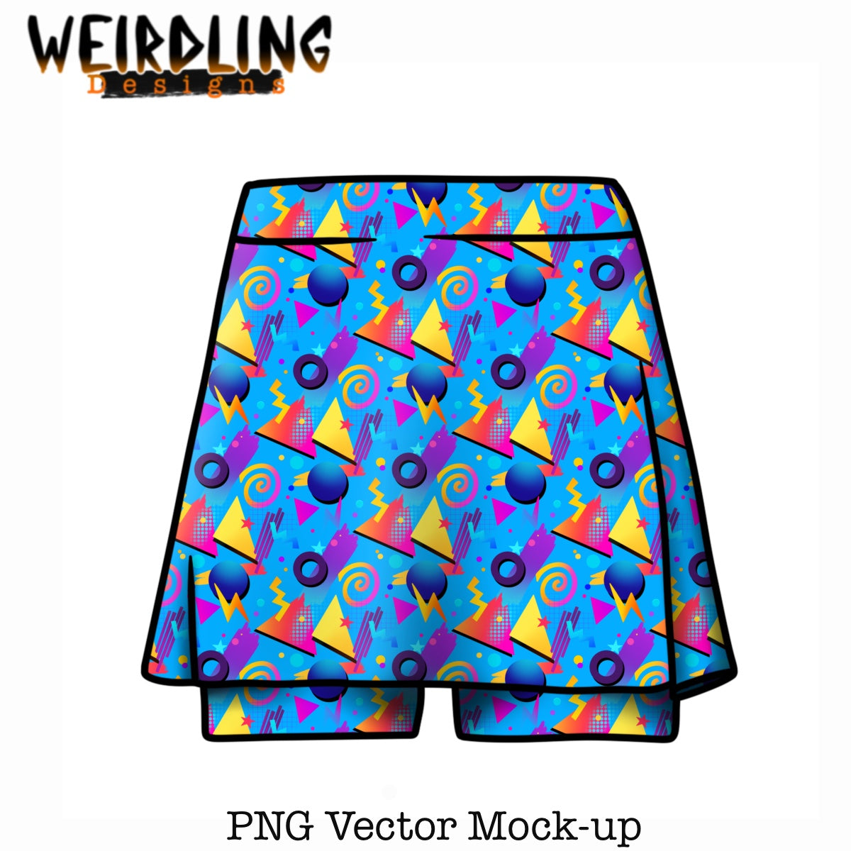 Skort - Vector Mockup