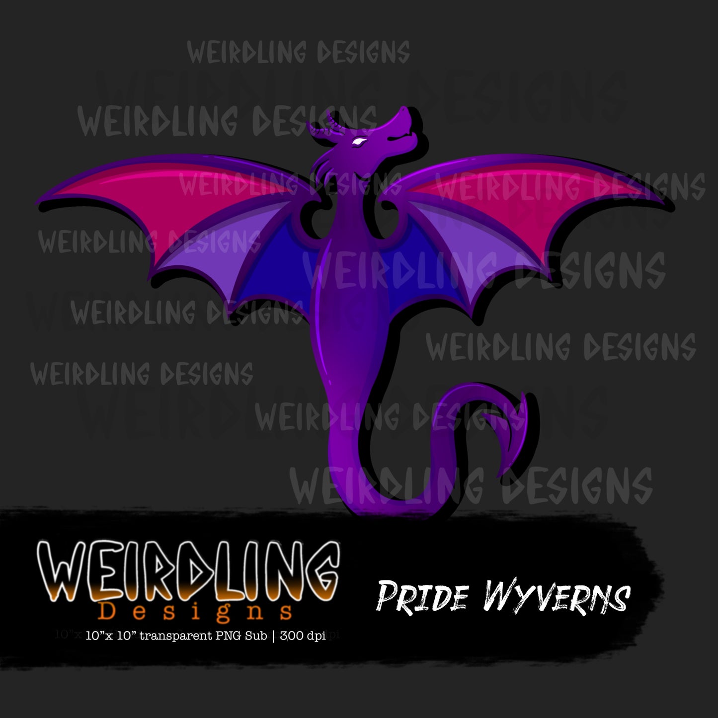 Pride Wyverns - Non-Exclusive PNG Subs