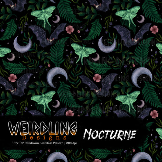Nocturne - Limited Seamless Design - 5 Colourways