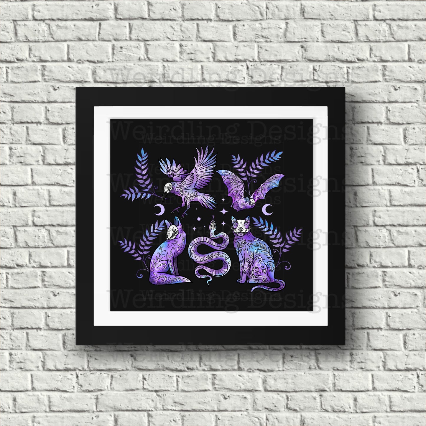 Familiars - Illustration- Wall Art