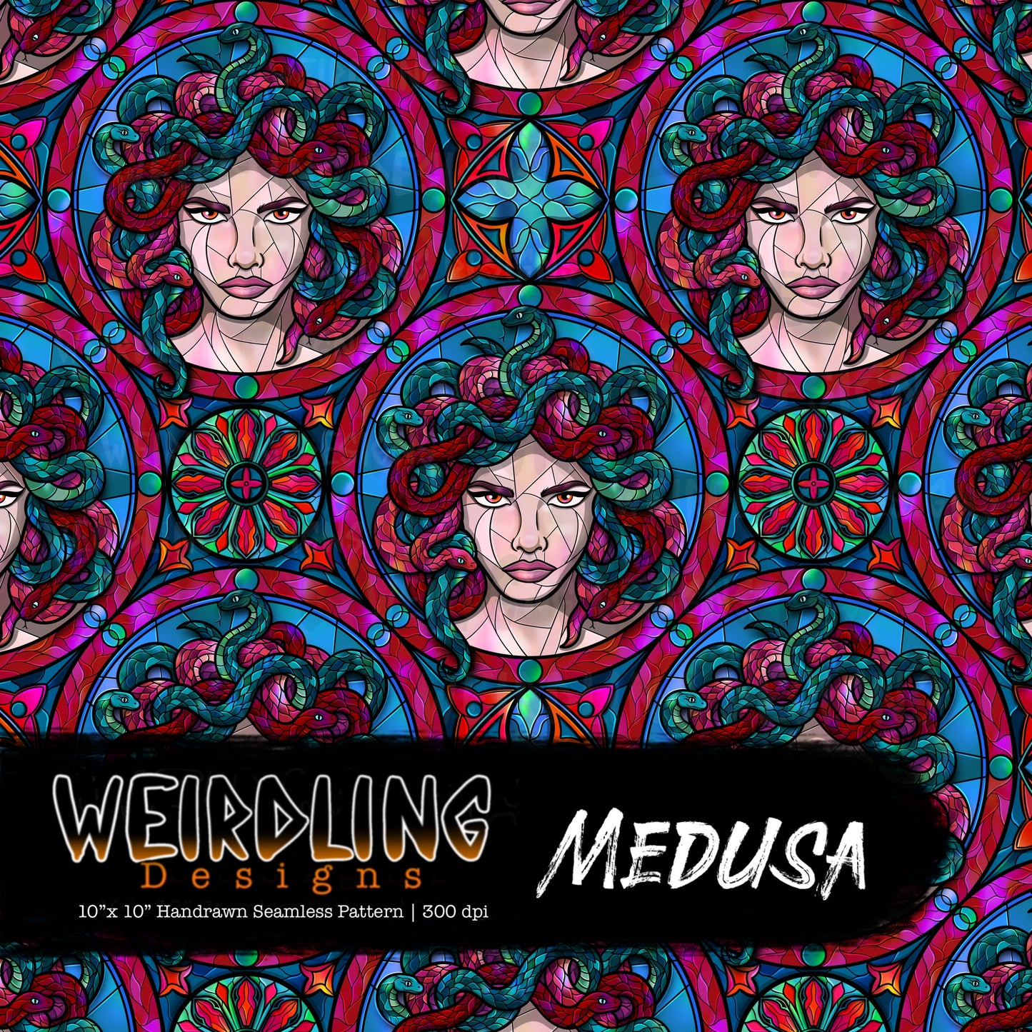 Medusa - Limited Seamless Design - 5 Colourways