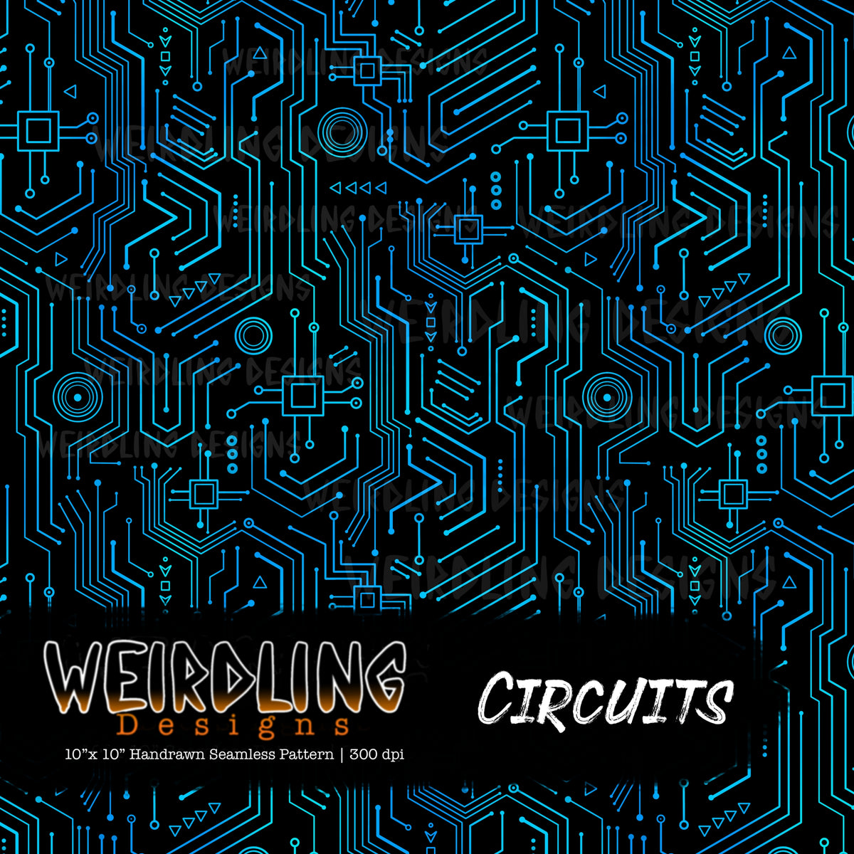 Circuits -Limited Seamless Design - 7 Colourways