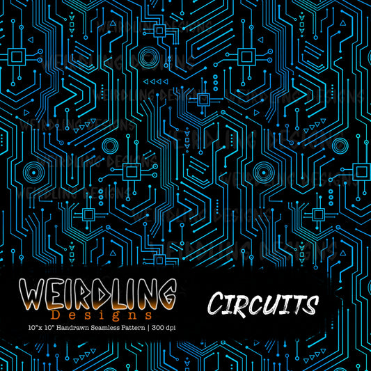 Circuits -Limited Seamless Design - 7 Colourways