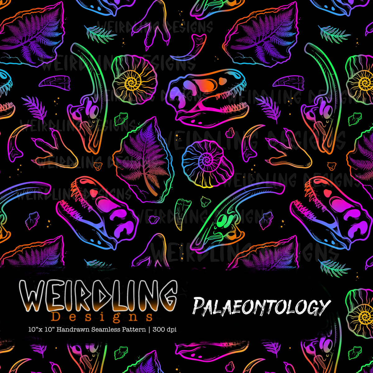 Palaeontology- Limited Seamless Design - 8 Colourways