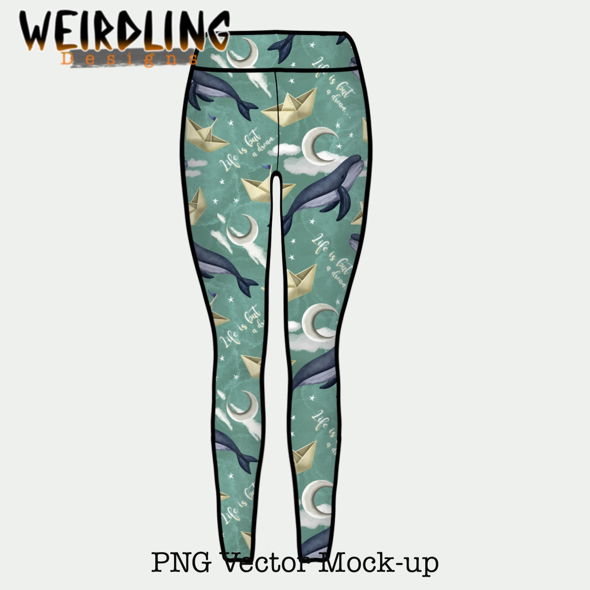 Adult Leggings - Vector Mockup