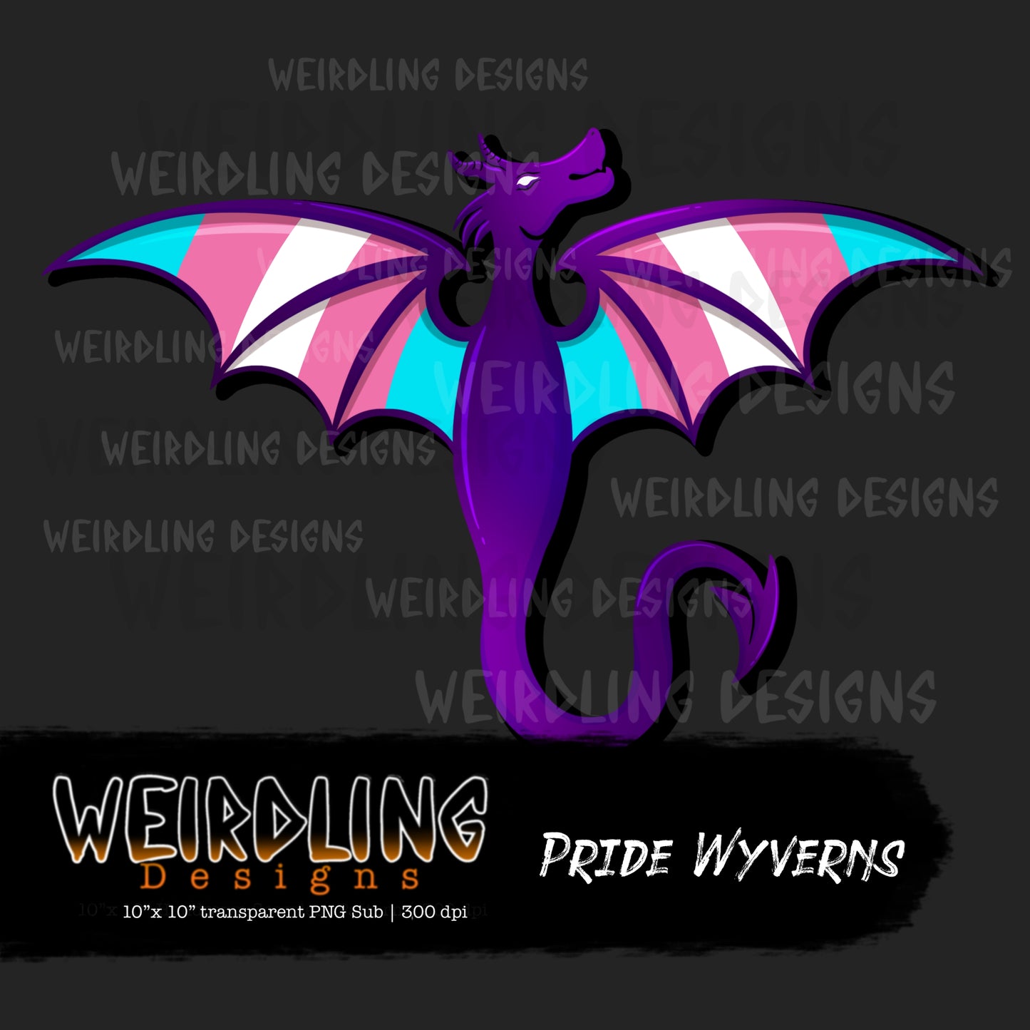 Pride Wyverns - Non-Exclusive PNG Subs