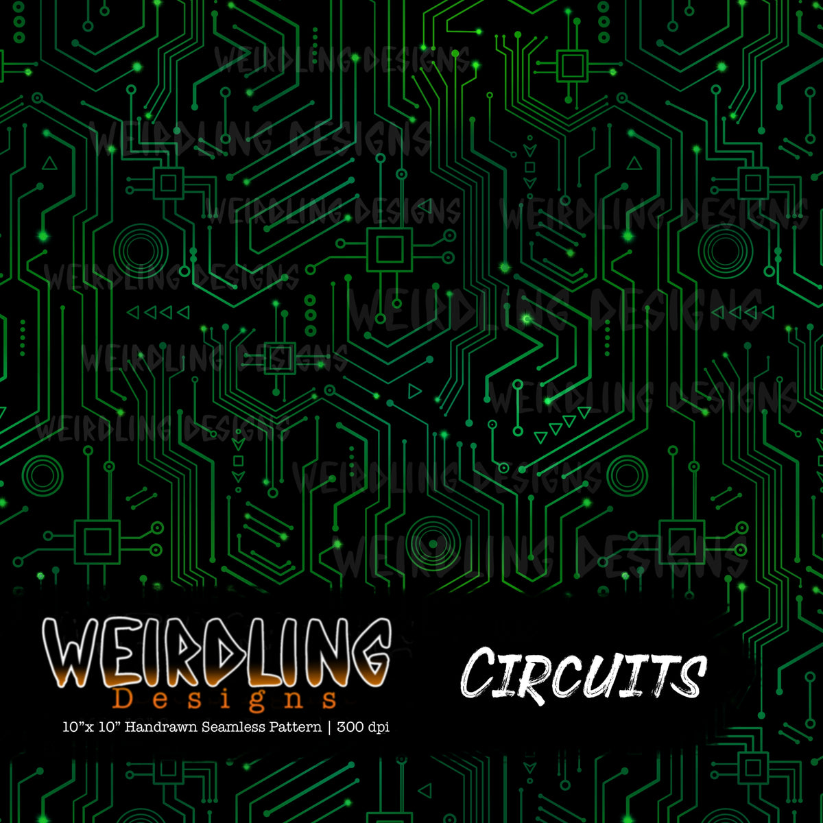 Circuits -Limited Seamless Design - 7 Colourways