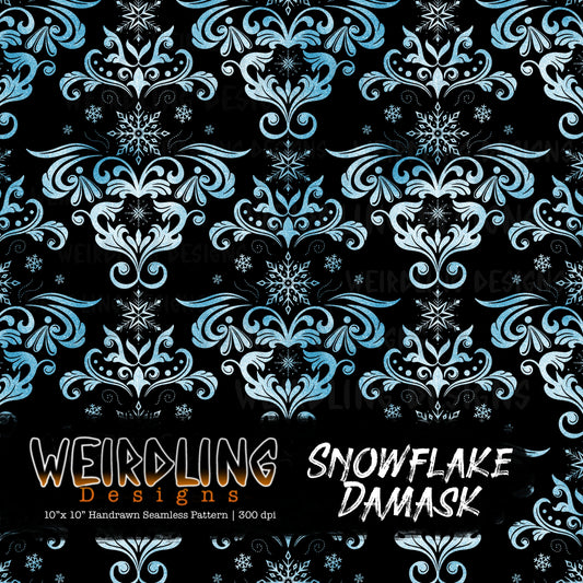 Snowflake Damask - Limited Seamless Design - 6 Colourways