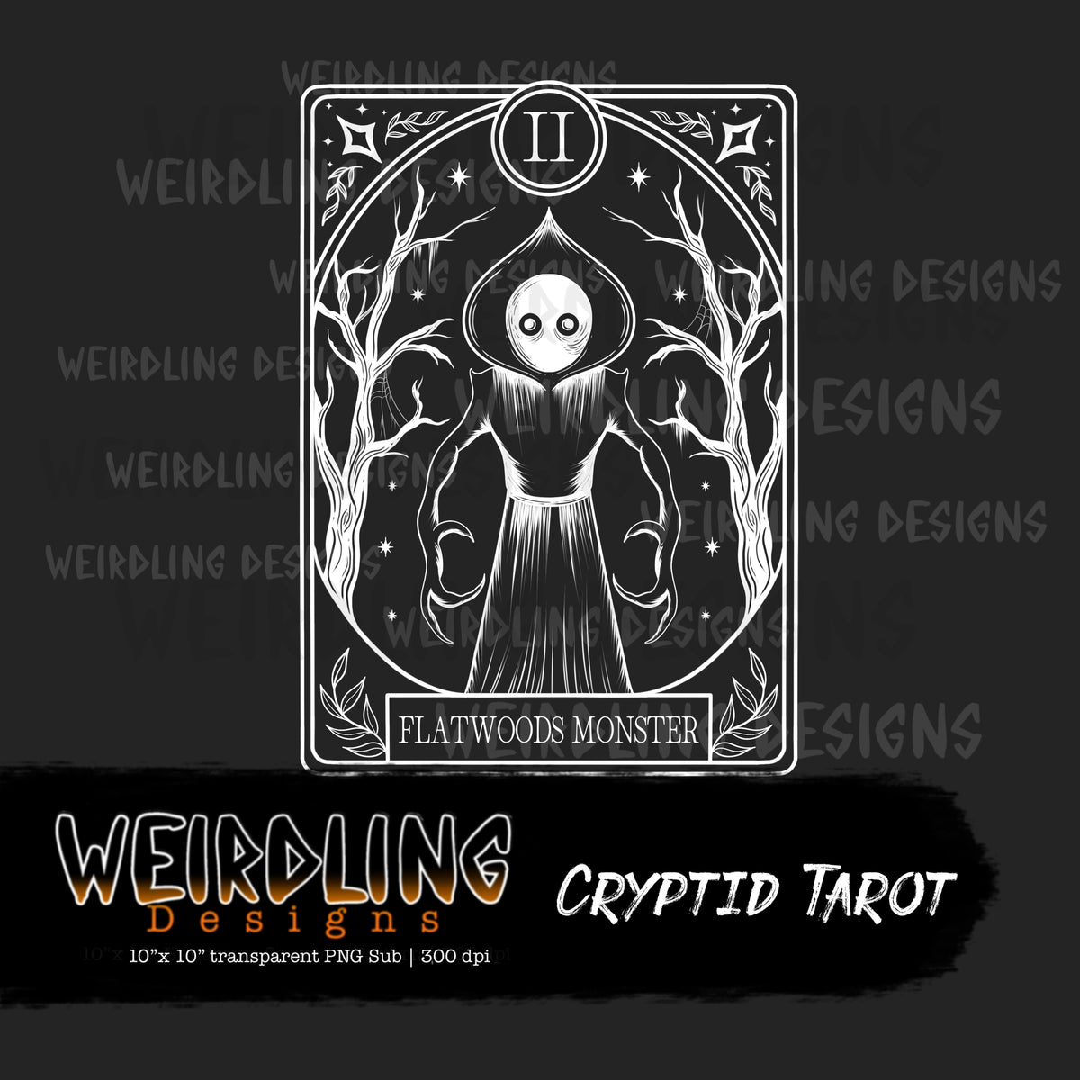 Cryptid Tarot - non-exclusive PNG Subs