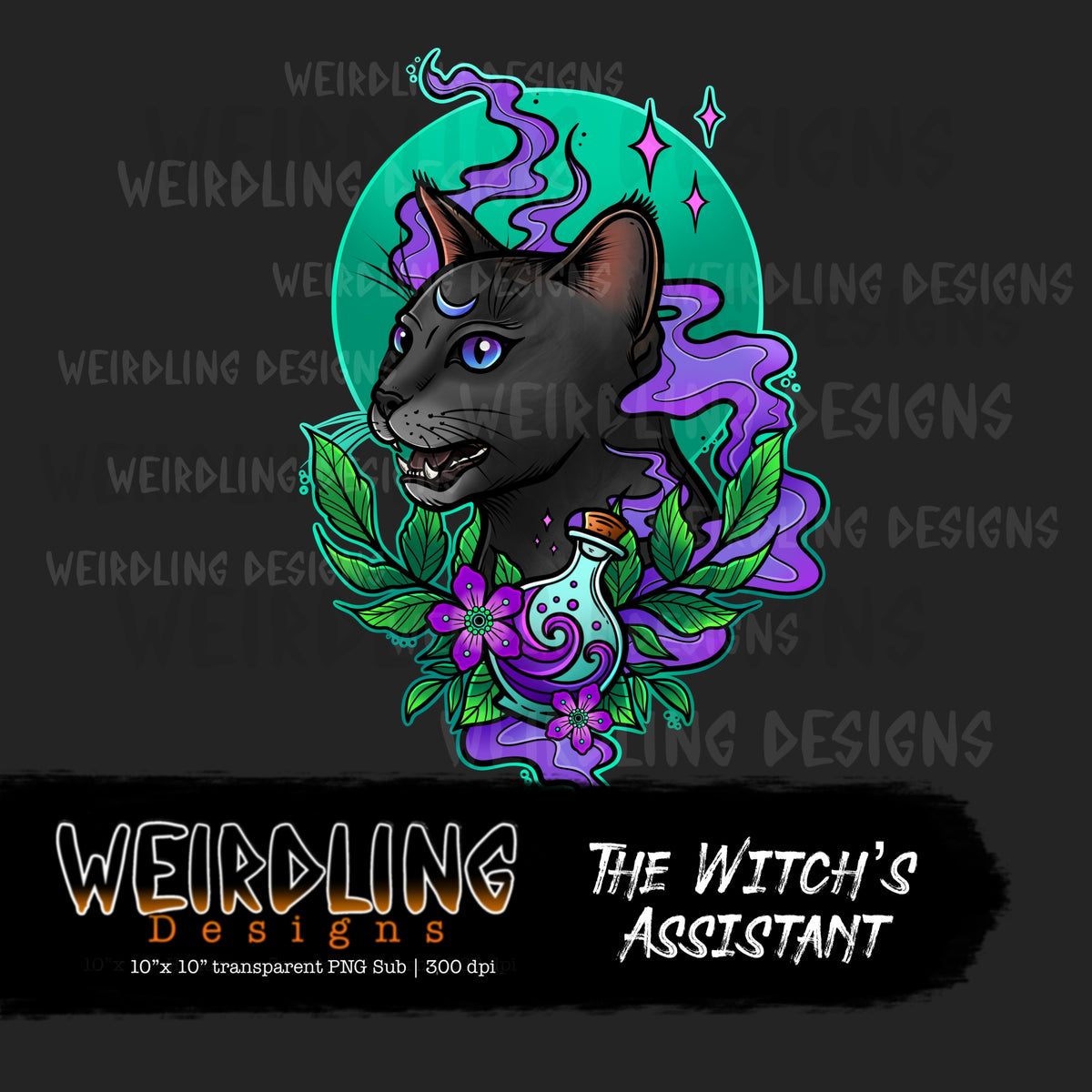 The Witch’s Assistant - Non-exclusive PNG Subs