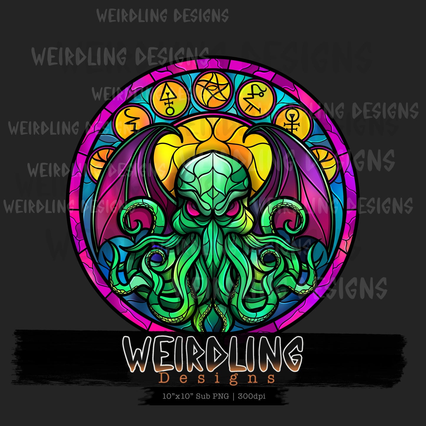 Cthulhu Glass - Non-Exclusive PNG sub - 5 Colourways