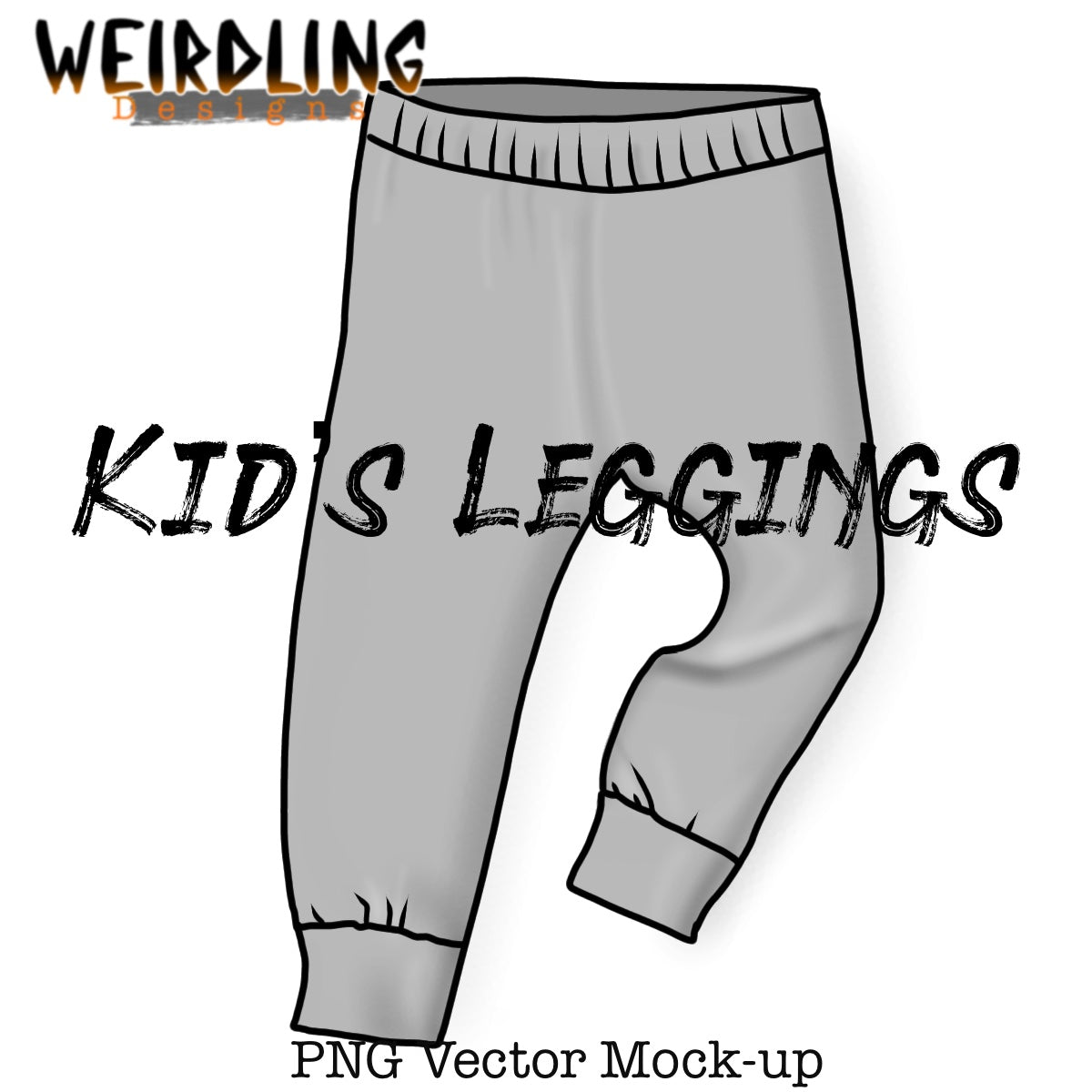 Kid’s Leggings - Vector Mockup