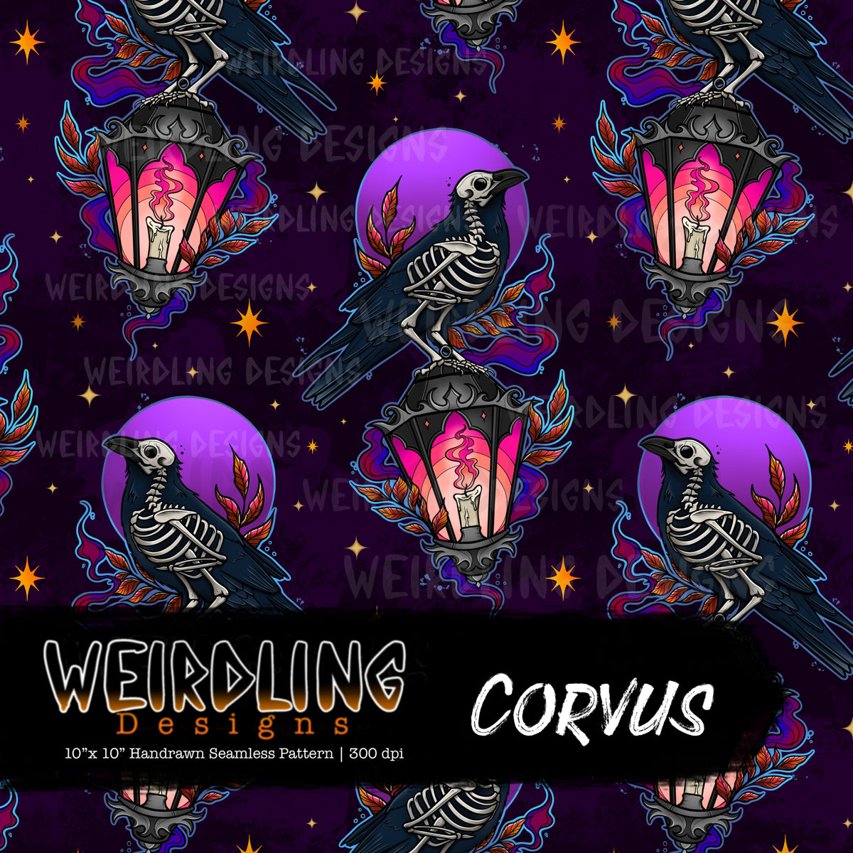 Corvus - Limited Seamless Design - 4 Colourways