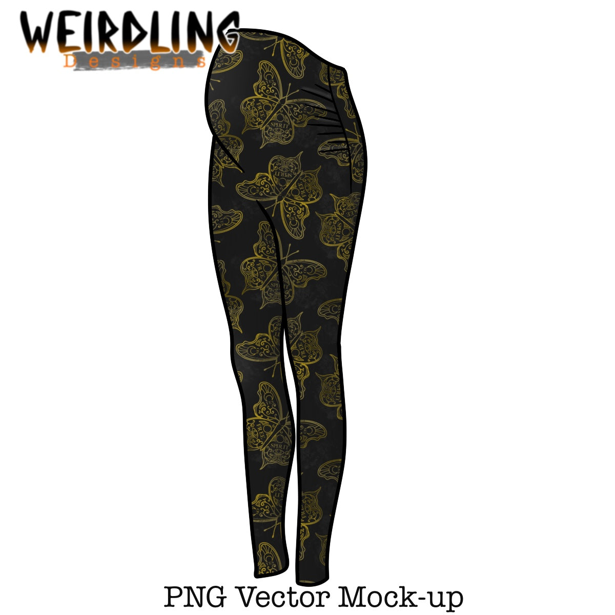 Maternity Leggings - Vector Mockup