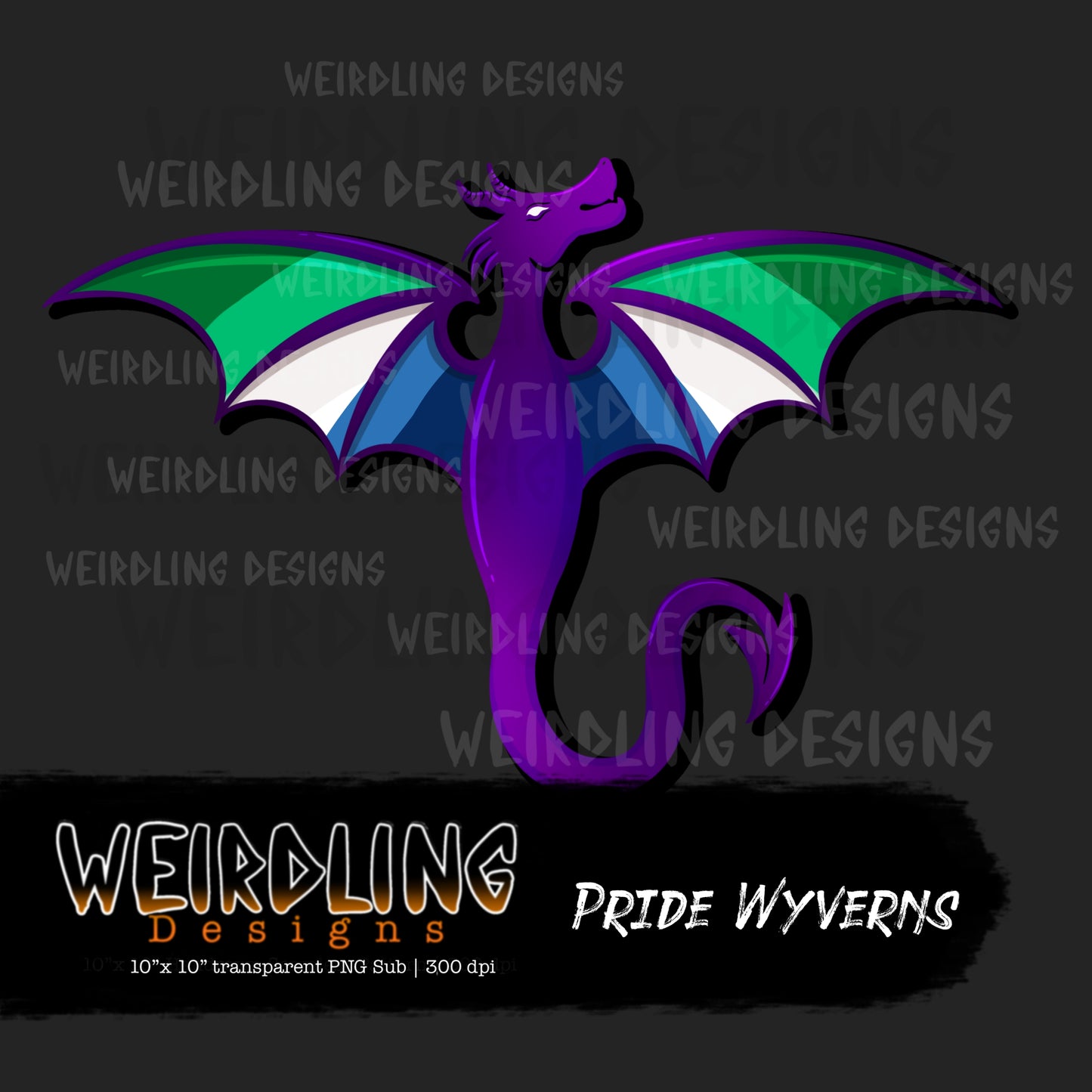 Pride Wyverns - Non-Exclusive PNG Subs
