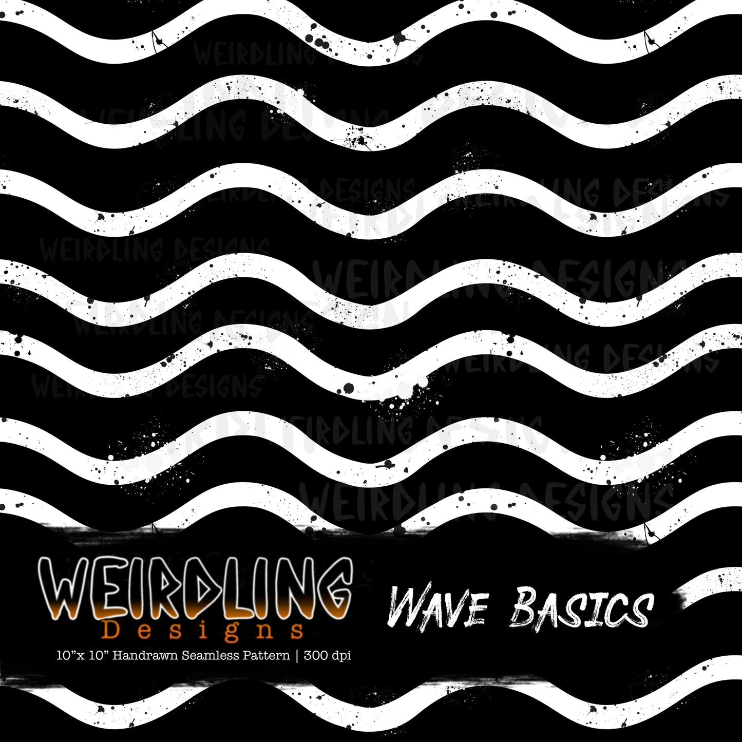 Waves Basics - Limited Seamless Design - 6 Colourways