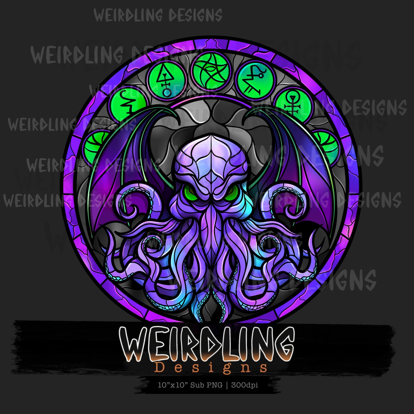 Cthulhu Glass - Non-Exclusive PNG sub - 5 Colourways