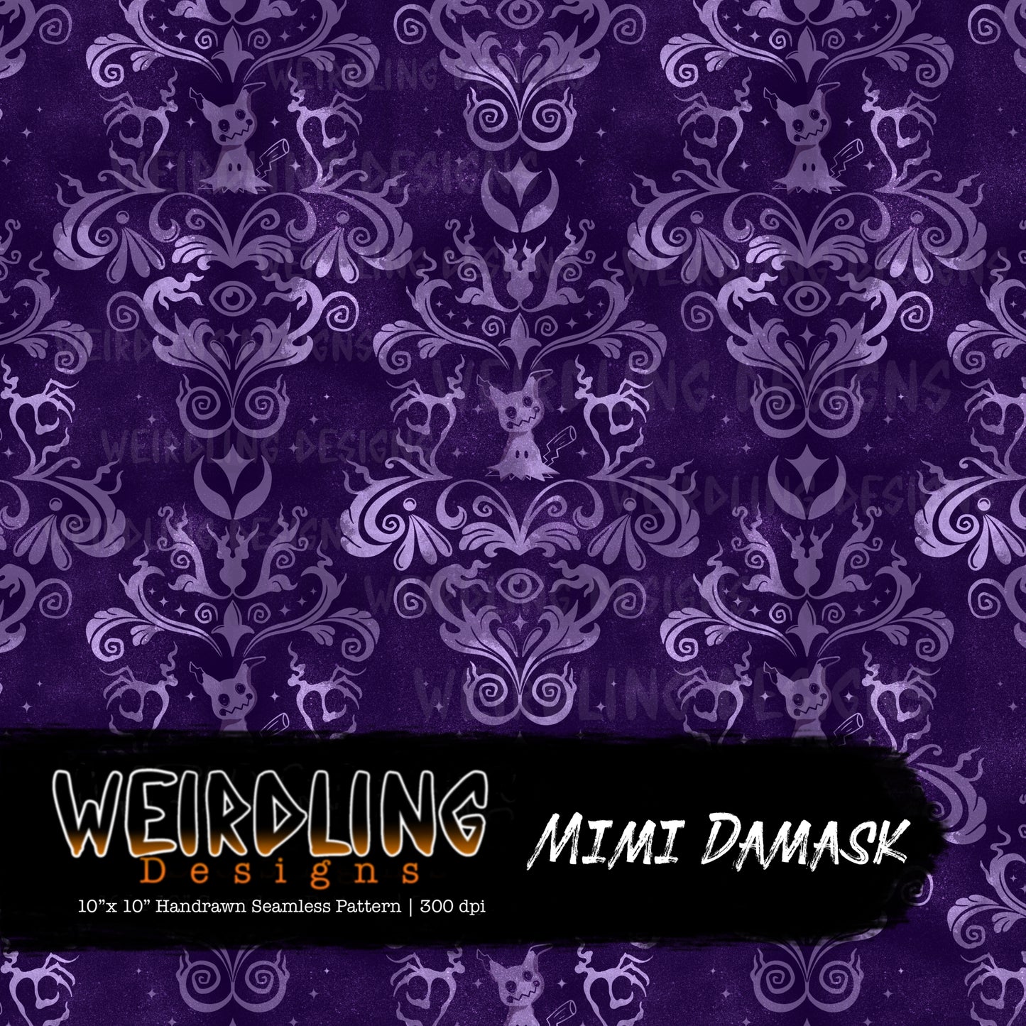 Mimi Damask - Limited Seamless Design - 4 Colourways