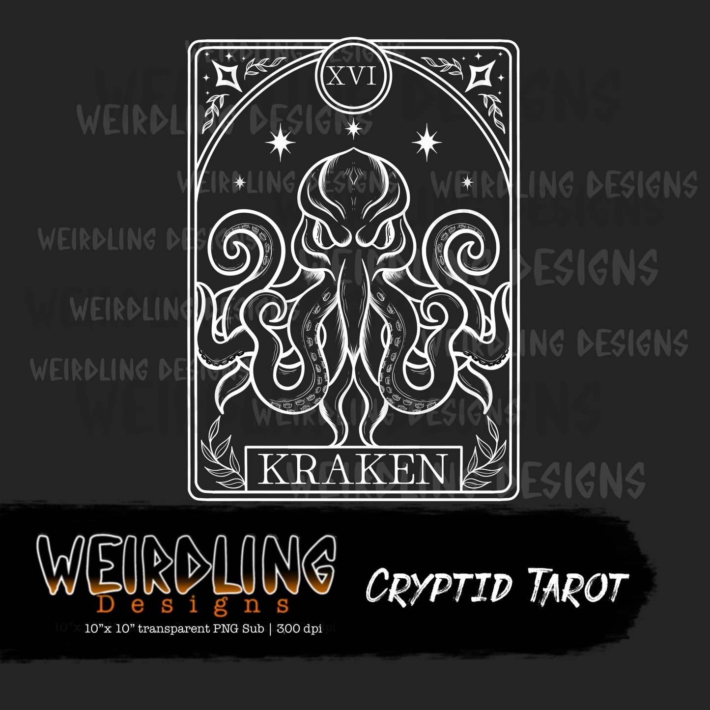 Cryptid Tarot - non-exclusive PNG Subs
