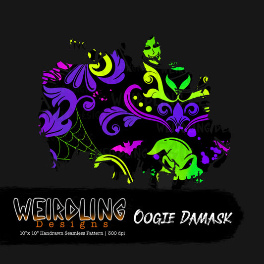 Oogie Damask - Limited Seamless Design - 4 Colourways