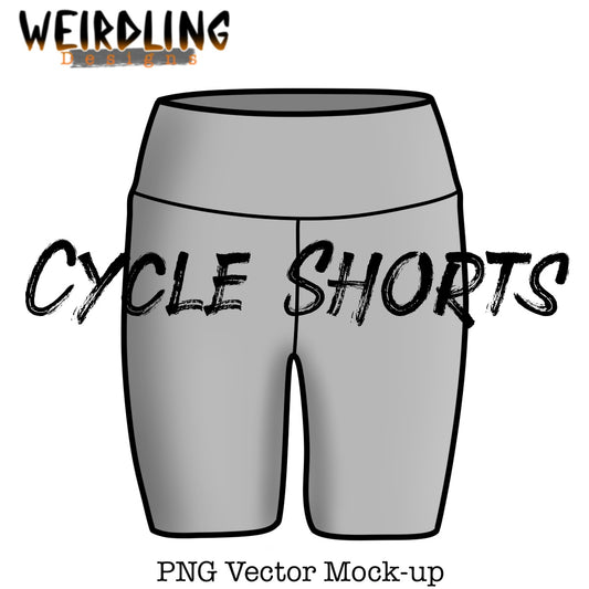 Cycle Shorts - Vector Mockup