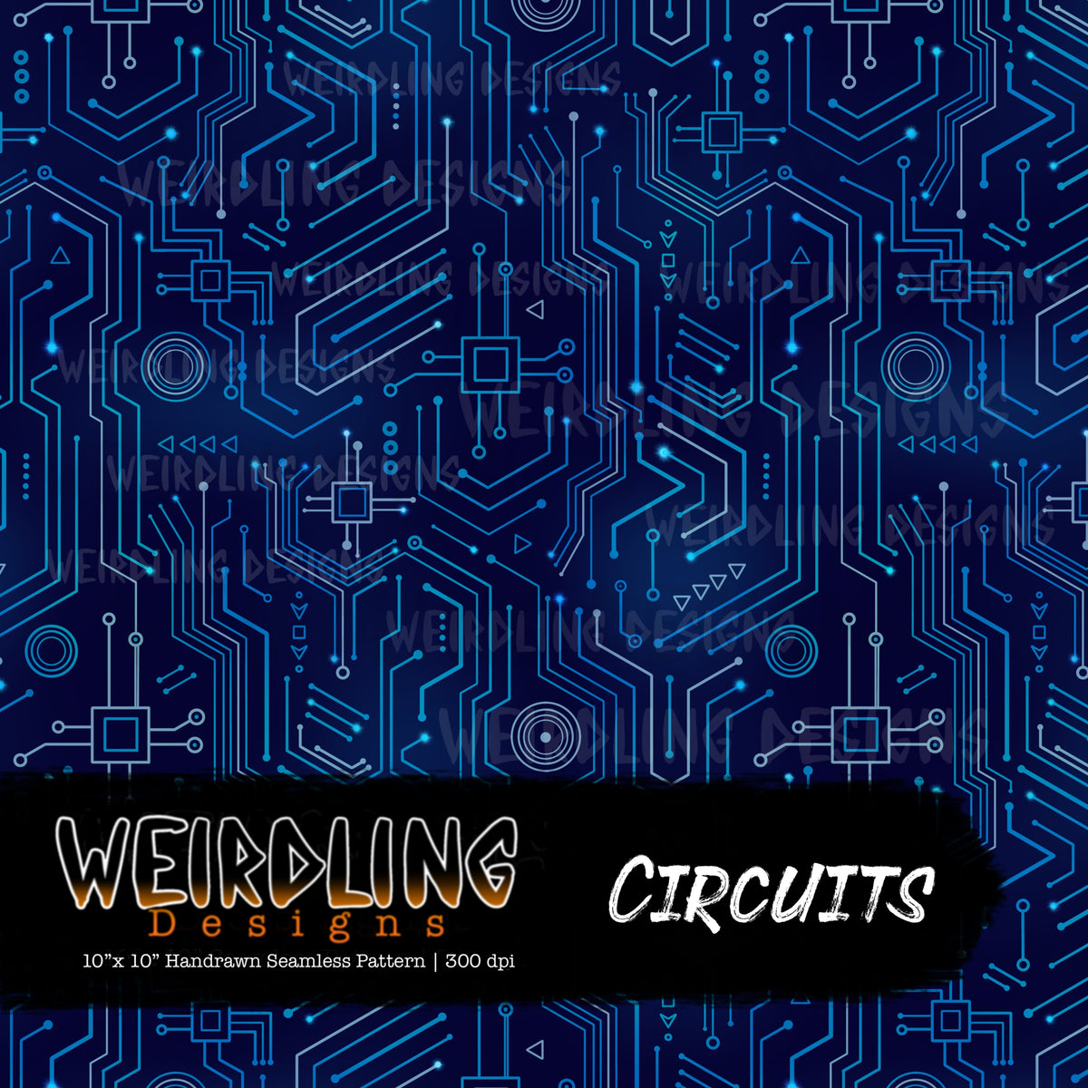 Circuits -Limited Seamless Design - 7 Colourways