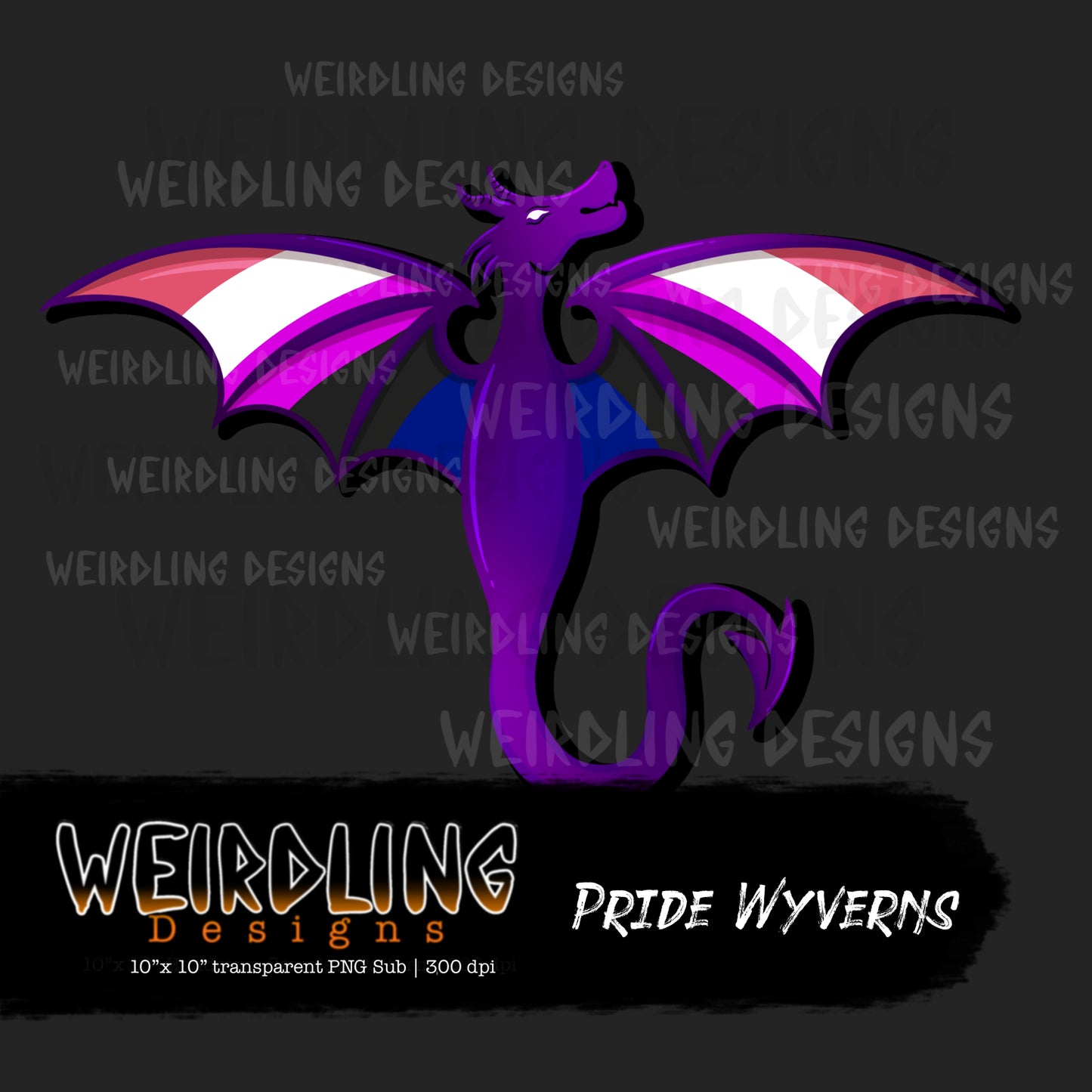 Pride Wyverns - Non-Exclusive PNG Subs