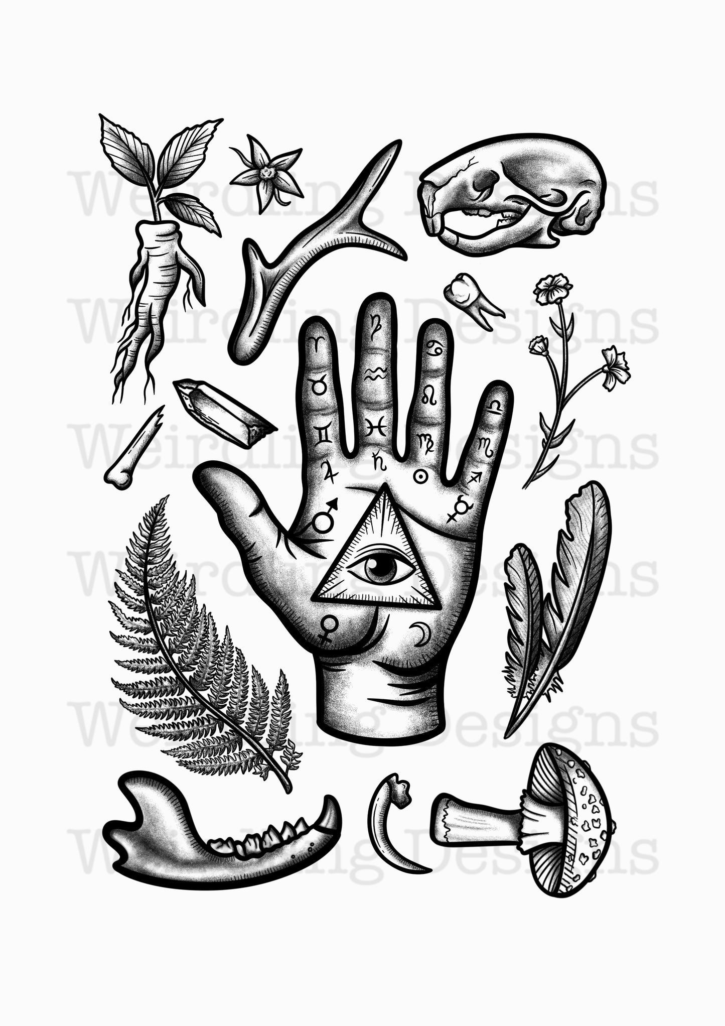 The Craft - Illustration - Wall Print