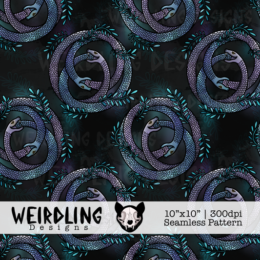 Ouroboros - Limited Exclusive Seamless Pattern - 3 Colourways