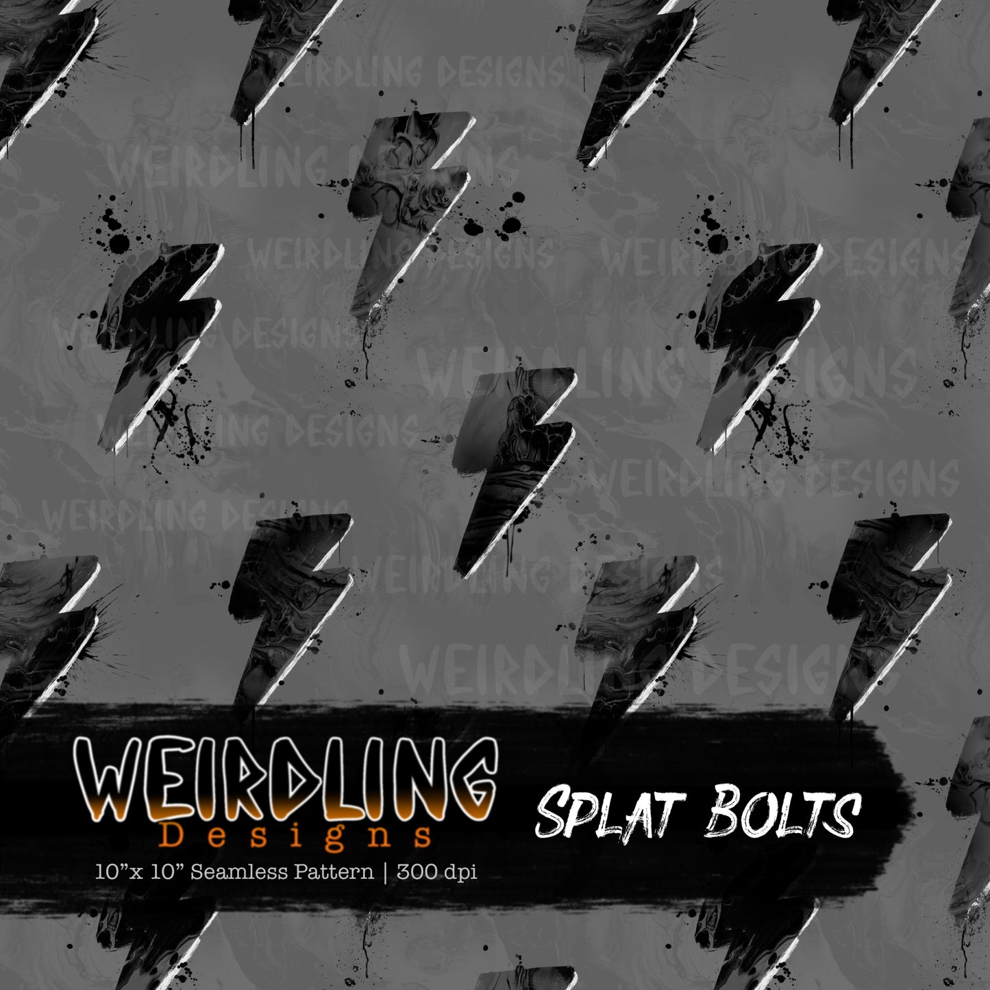 Splat Bolts - Limited Seamless Design - 7 Colourways