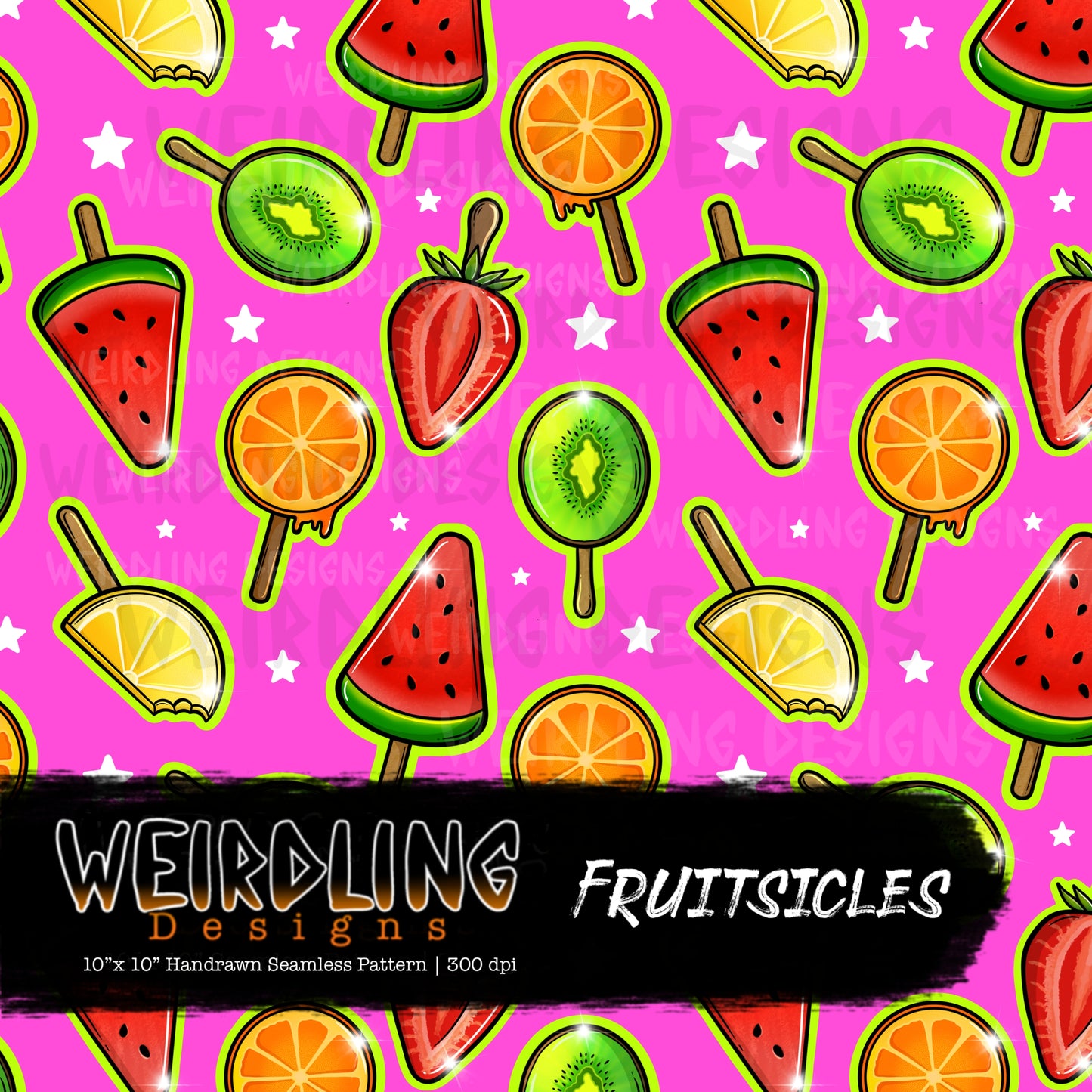 Fruitsicles - Limited Seamless Design - 5 Colourways