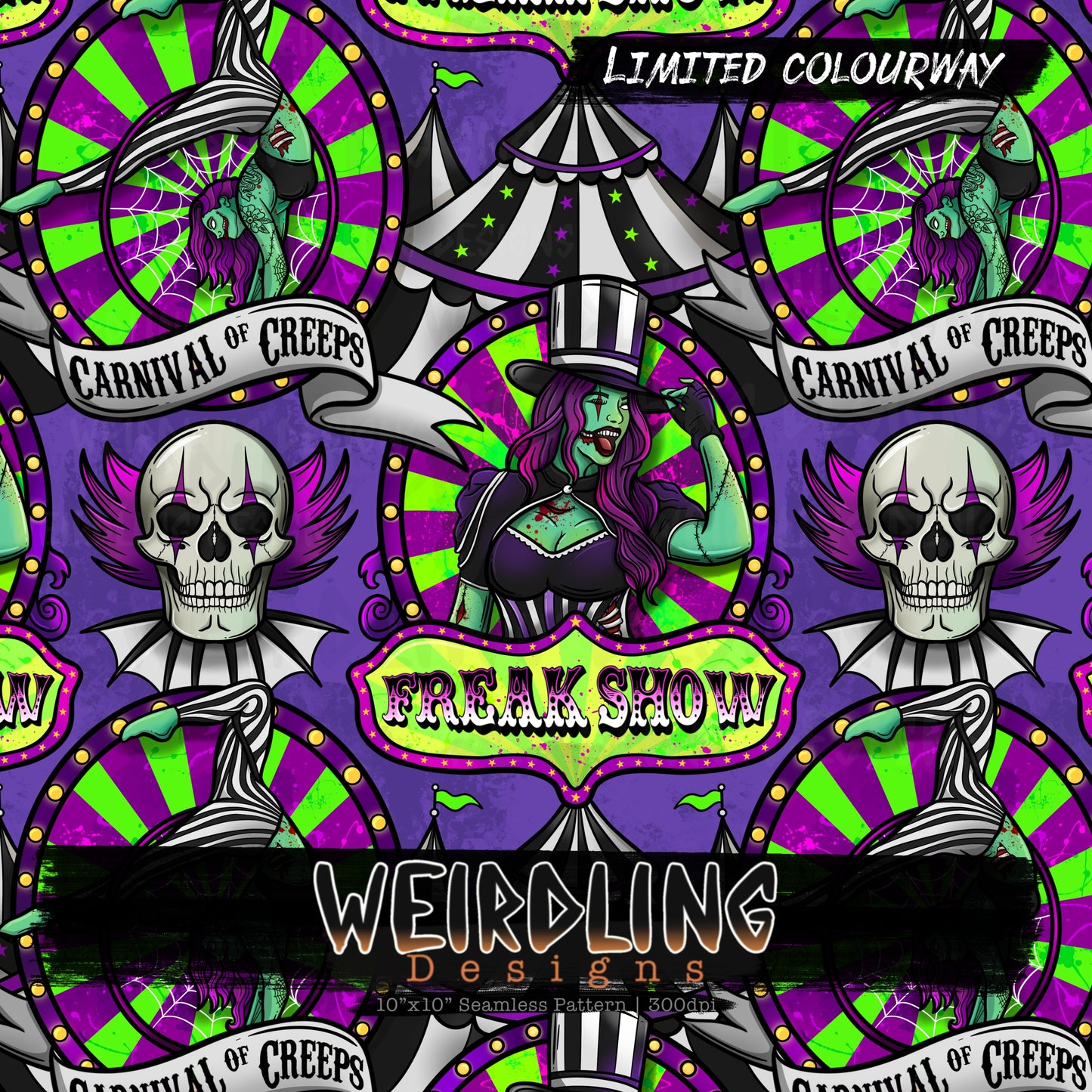 Freak Show - Limited Seamless Design - 6 Colourways