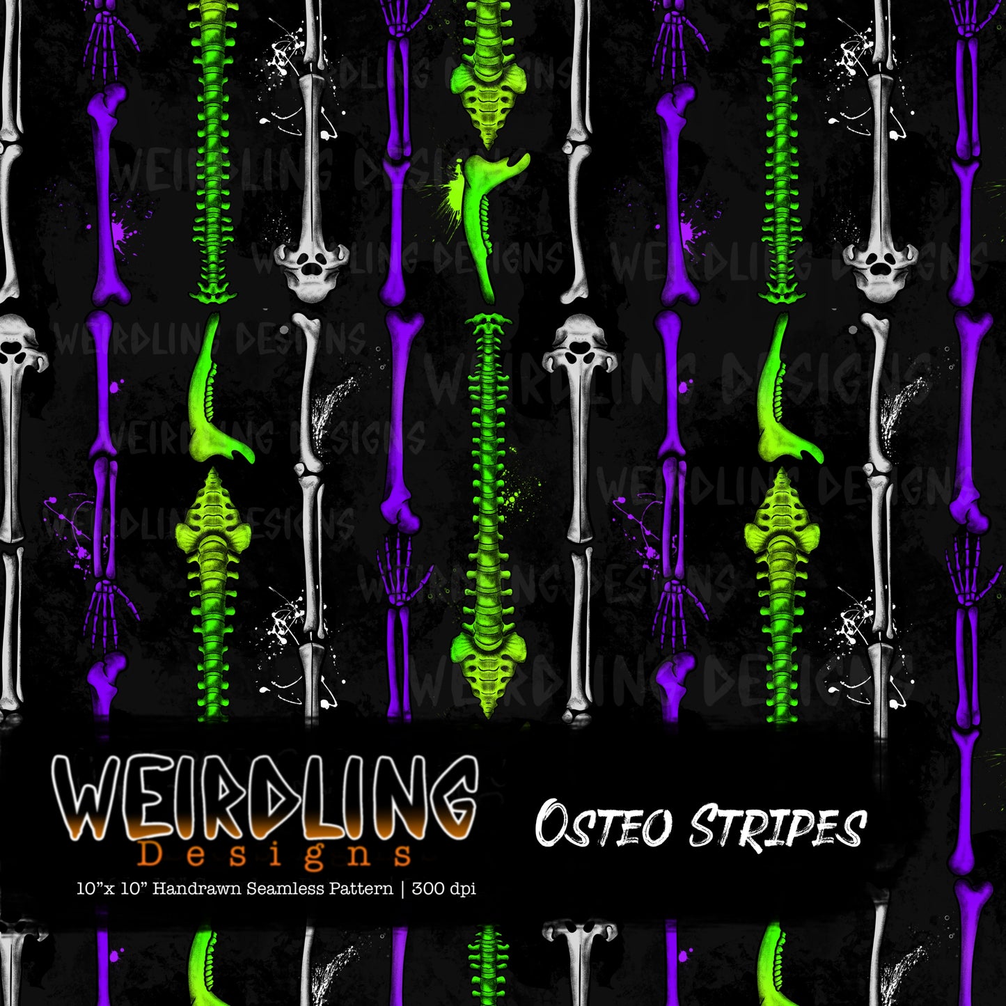 Osteo Stripes - Limited Seamless Design- 6 Colourways