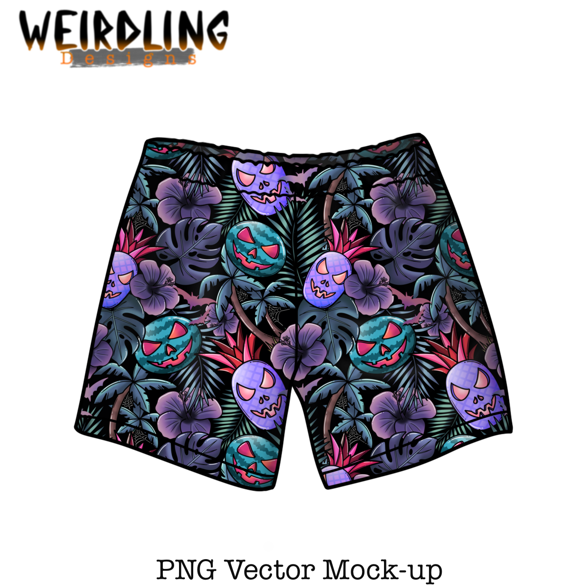 Swim/Board Shorts - Vector Mockup