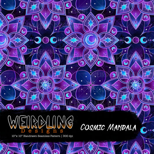 Cosmic Mandala - Limited Seamless Design - 8 Colourways