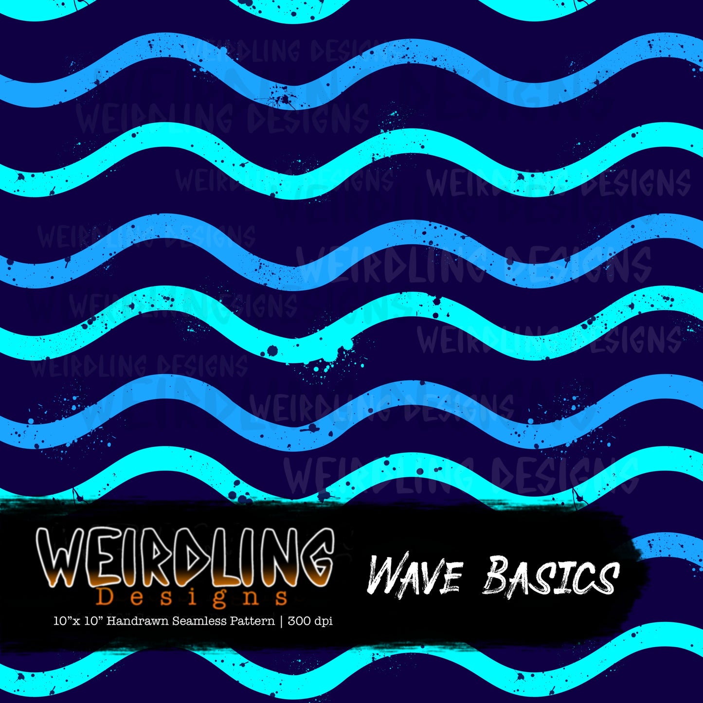 Waves Basics - Limited Seamless Design - 6 Colourways