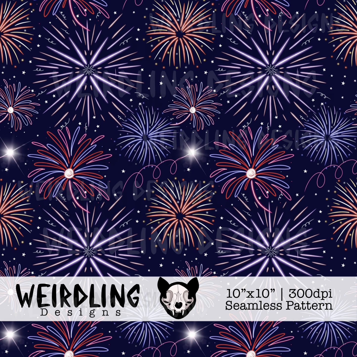 Fireworks - Limited Exclusive Design - Multiple Colourways