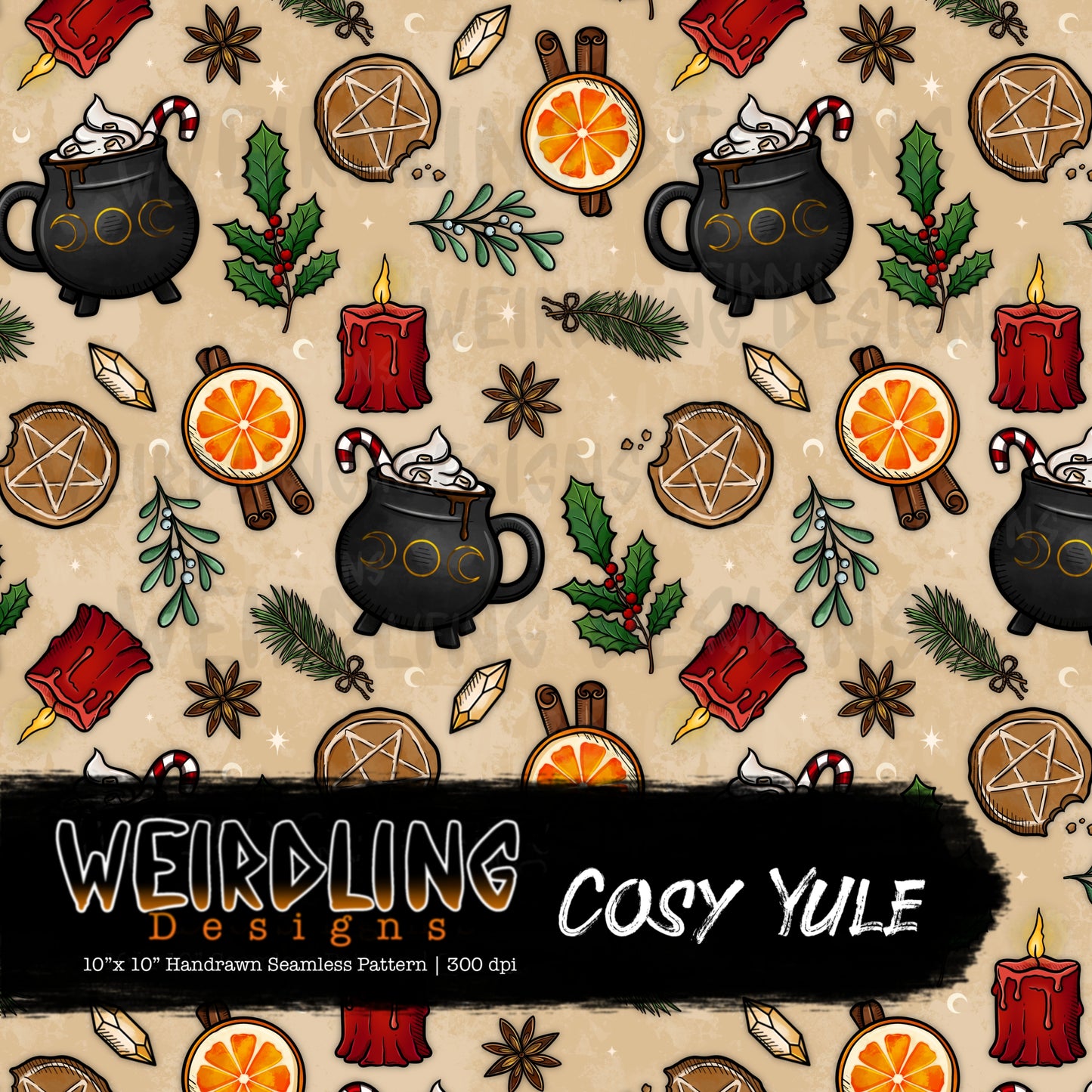 Cosy Yule - Limited Seamless Design- 5 Colourways