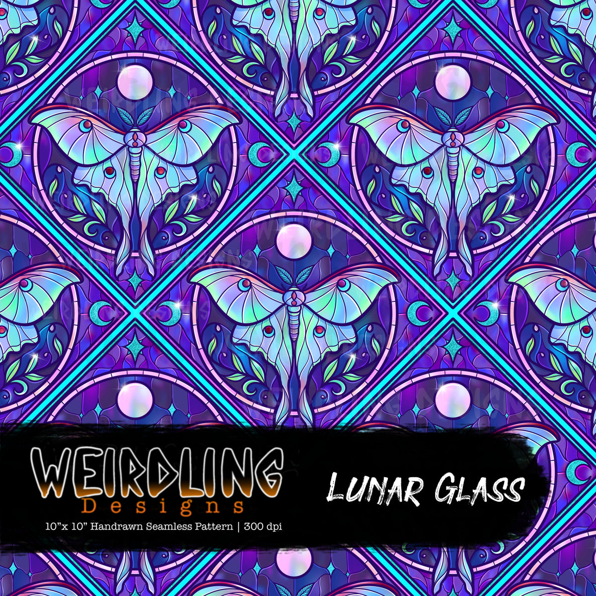 Lunar Glass - Limited Seamless Design - 6 Colourways
