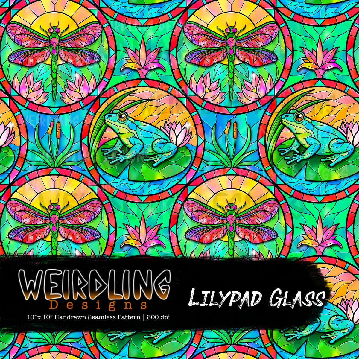 Lilypad Glass - Limited Seamless Design - 4 Colourways