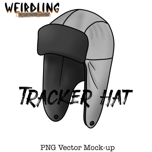 Tracker Hat - Vector Mockup